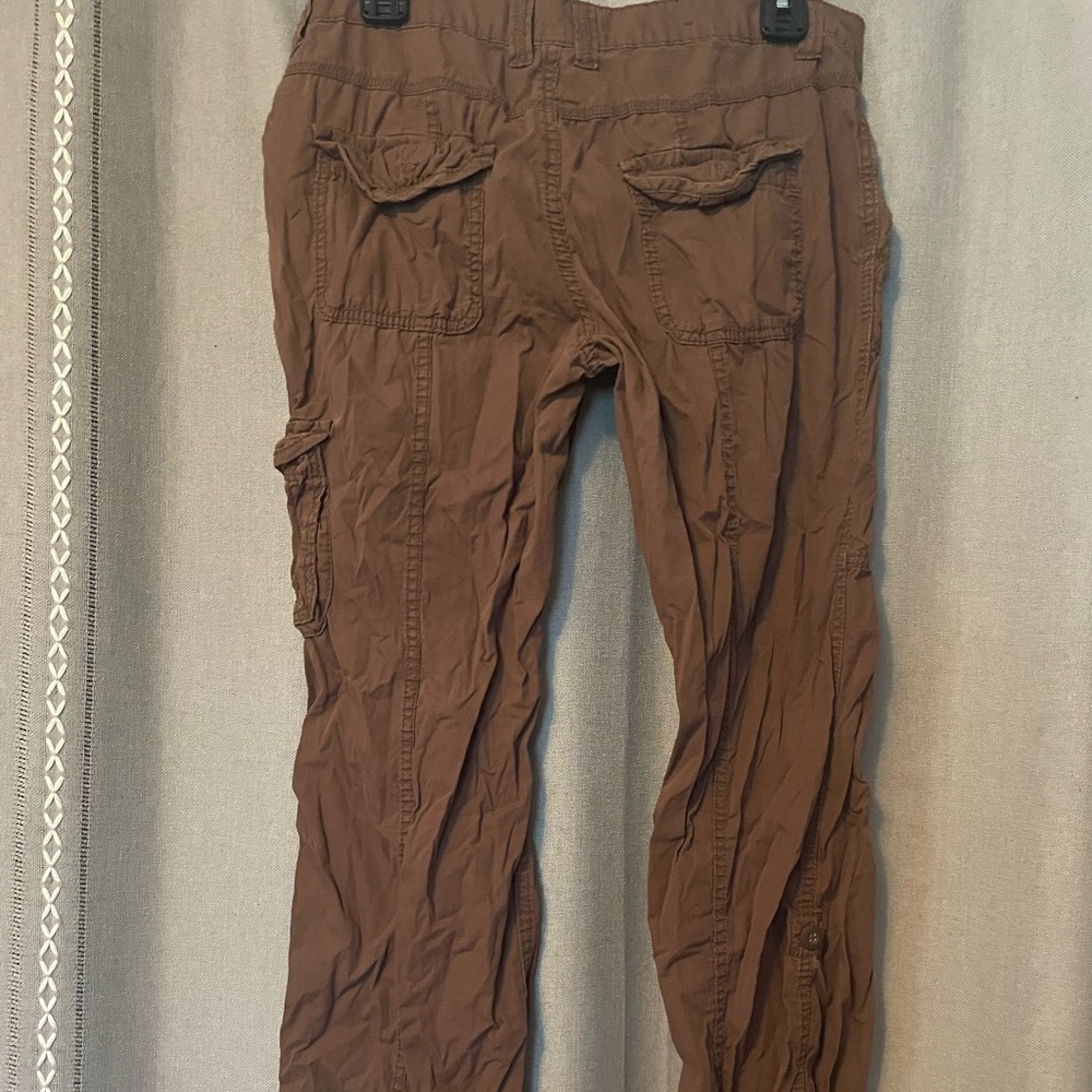 Y2K brown cargo pants